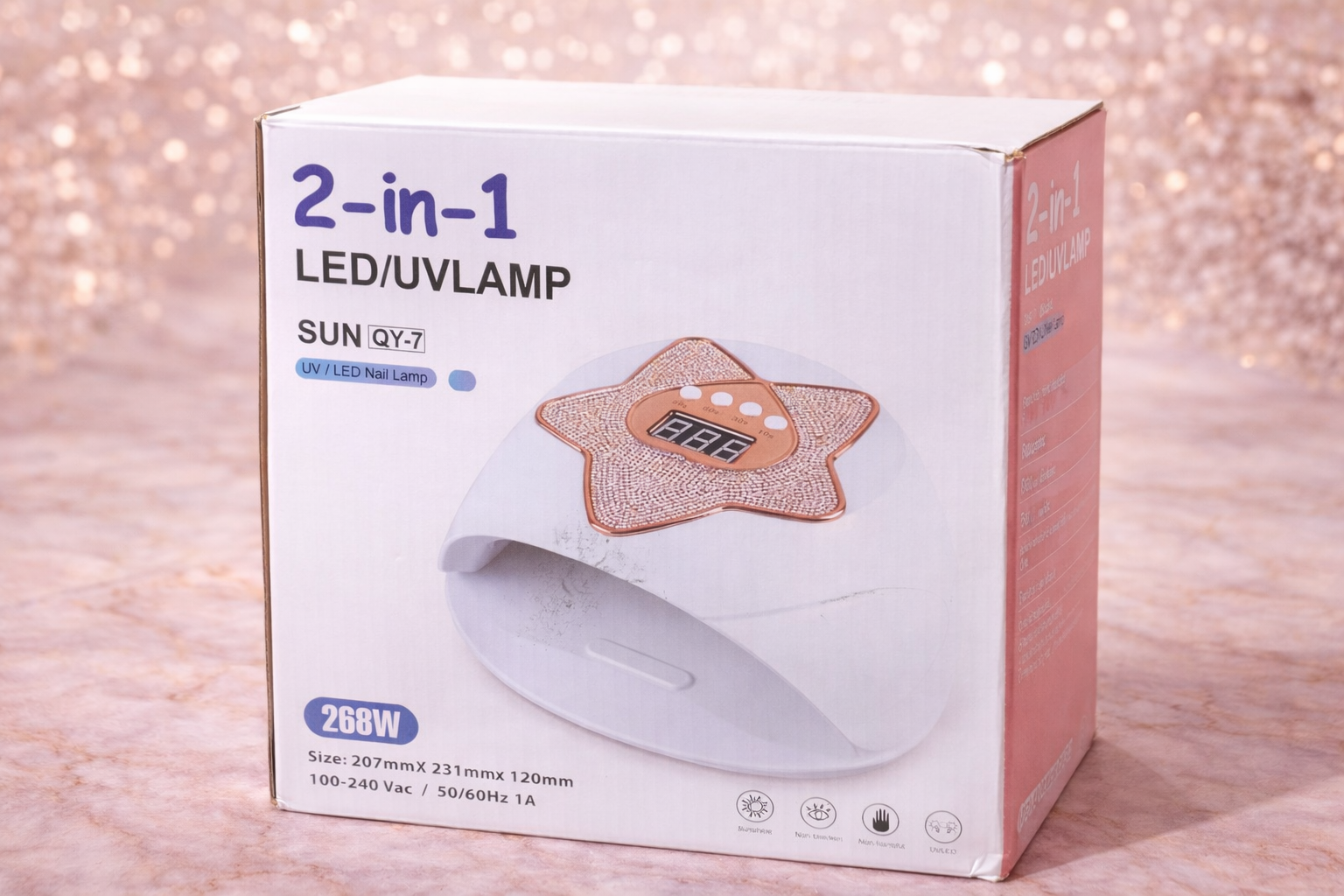 Lámpara LED/UV 2 en 1 – 268W