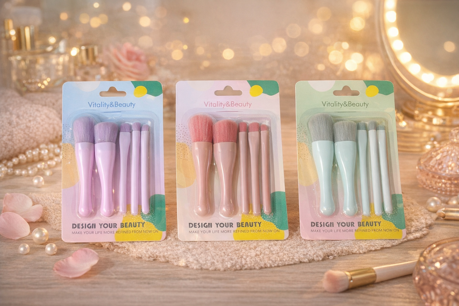 Set de Brochas de Maquillaje